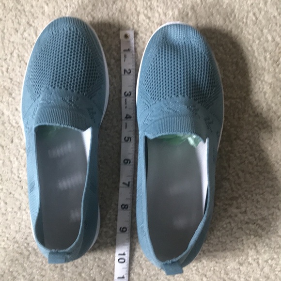 Women's Blue Step In Sock Style Comfort Shoes with Breathable Design-Size 40 - Picture 11 of 11